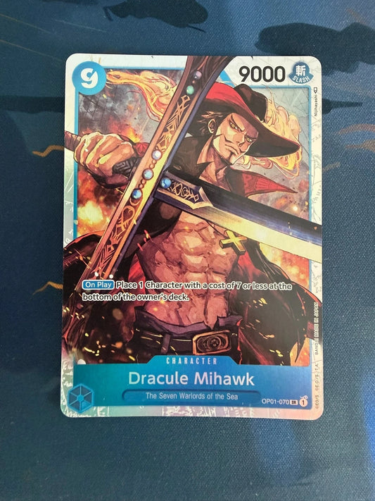 OP01-070 Dracule Mihawk 1st Wave Pre Errata One Piece Single