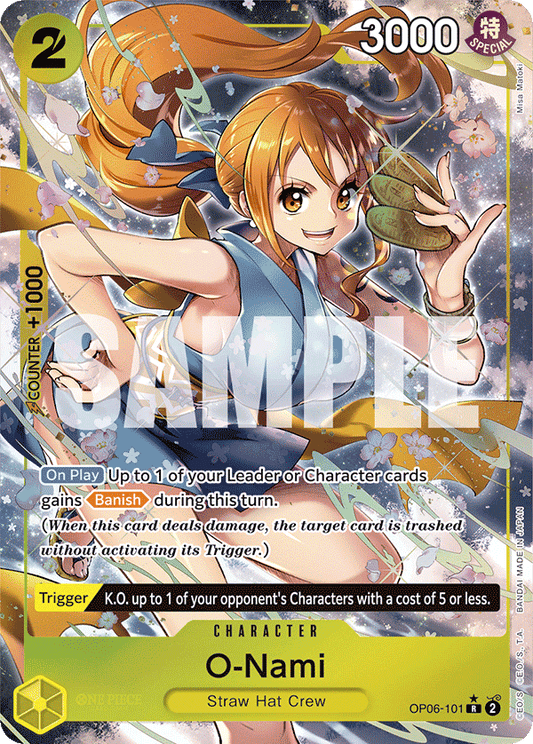 OP06-101 O-Nami (Alternate Art) Single