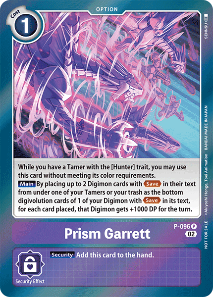 P-096 Prism Garrett Single