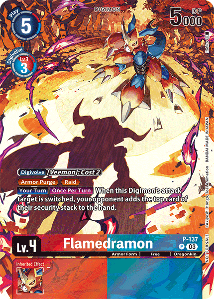 P-137 Flamedramon Single