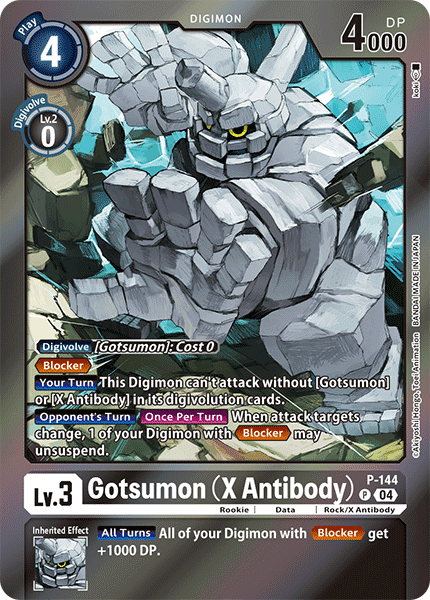 P-144 Gotsumon (X Antibody) LM2 Reprint Single