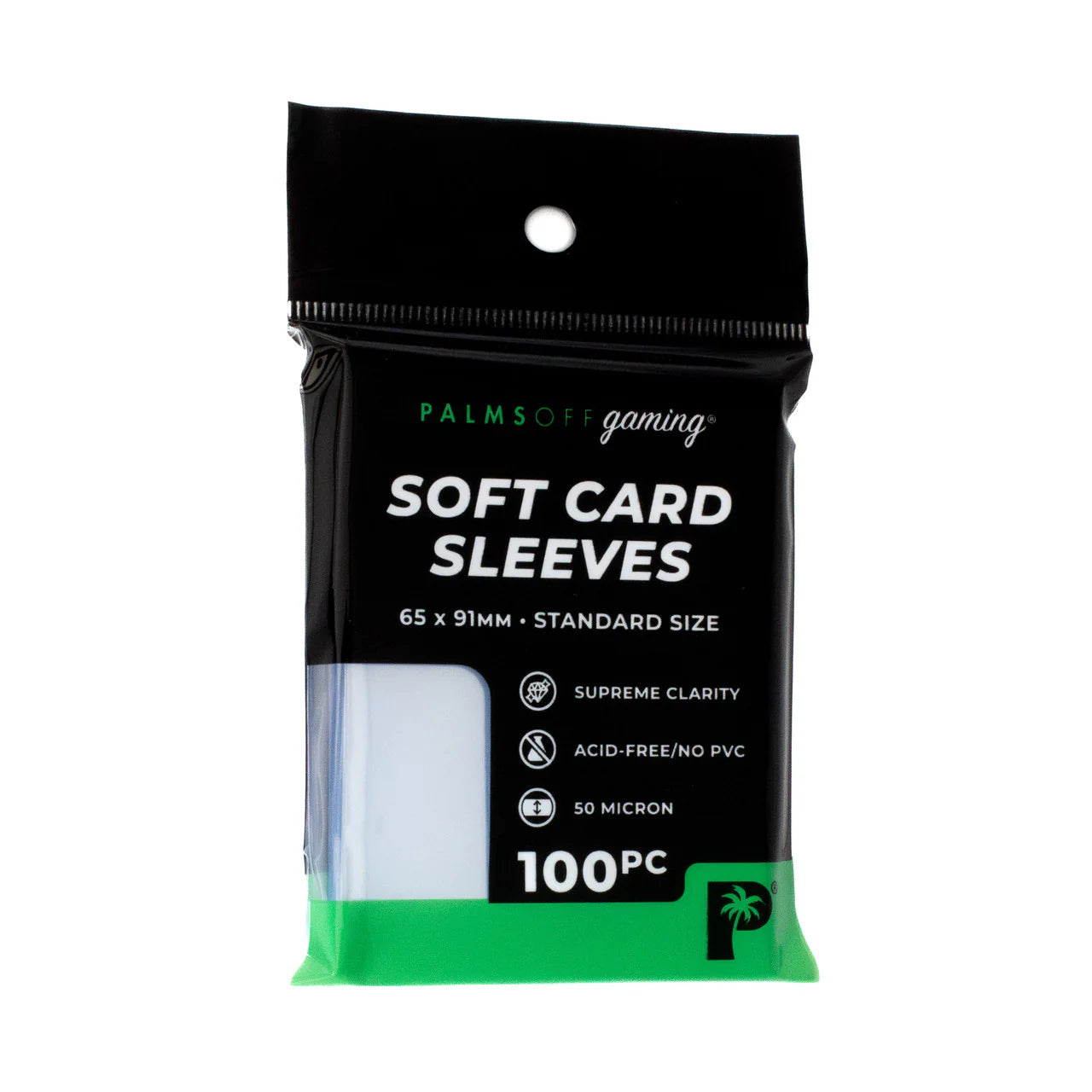 Palms Off Gaming Soft Card Penny Sleeves - 100 Pack