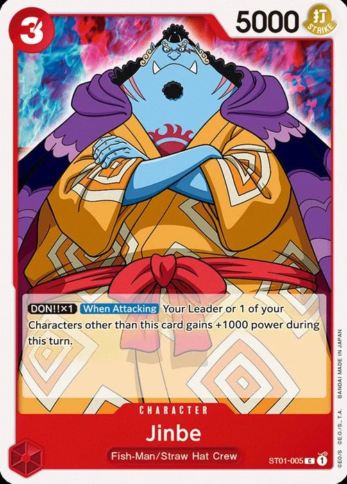 ST01-005 Jinbe 1st Wave Pre Errata One Piece Single