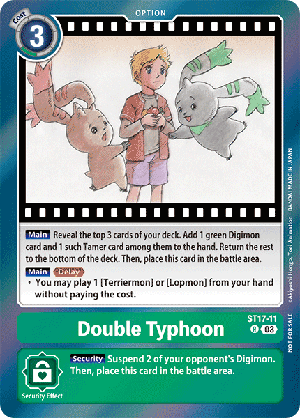 ST17-11 Double Typhoon Alt Art Single