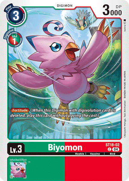 ST18-02 Biyomon Single