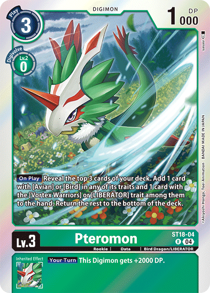 ST18-04 Pteromon Single