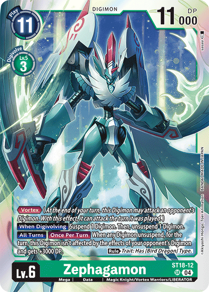 ST18-12 Zephagamonmon Single