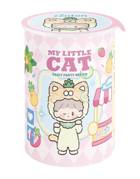 Finding Unicorn zZoton My Little Cat Fruit Party Blind Box Plush Figure