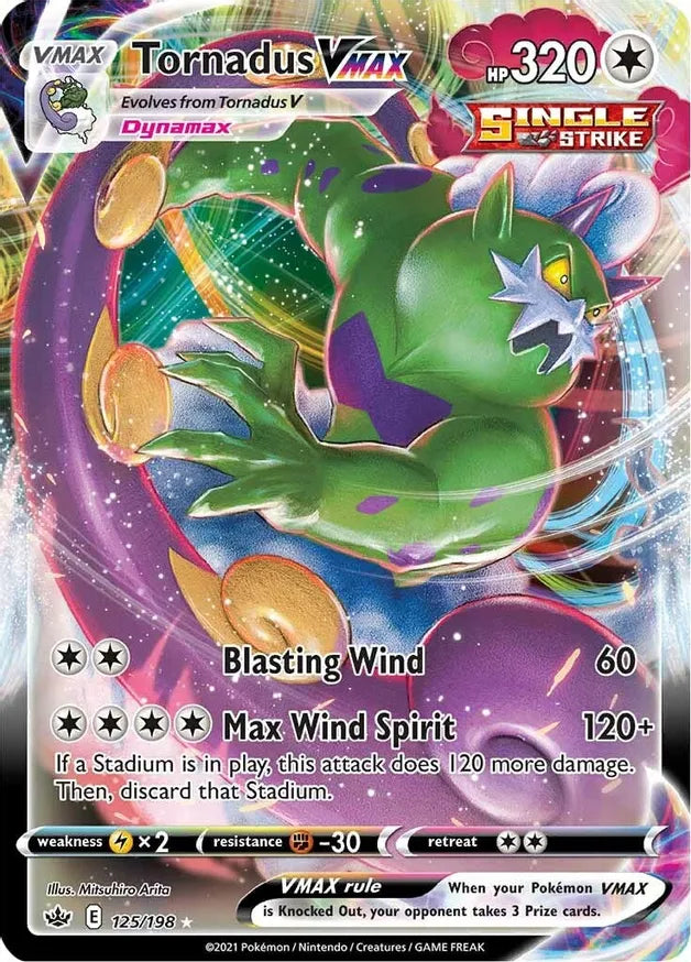 Tornadus VMAX Chilling Reign-125 (SWSH06)