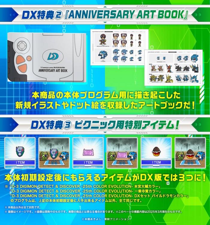 D-3 Digimon Detect & Discover 25th Color Evolution DX Set Paildramon Color