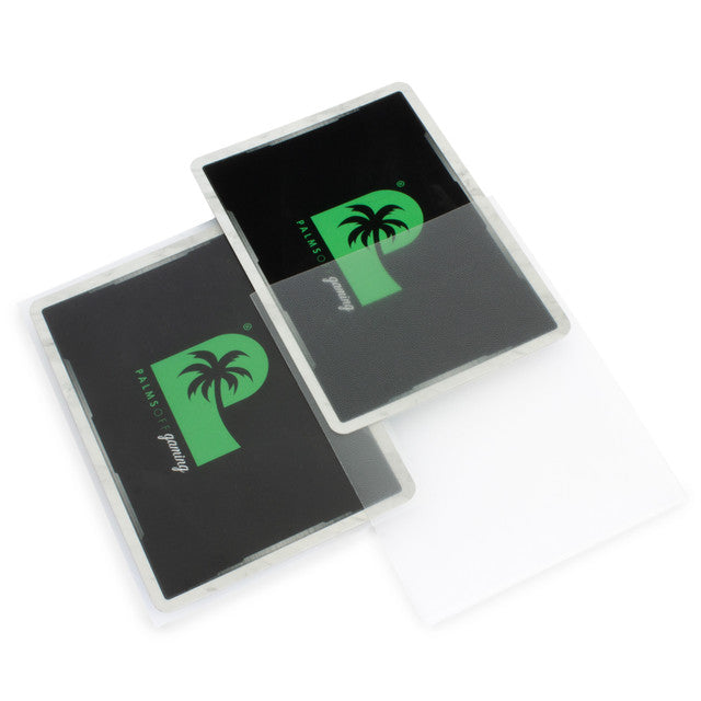 Palms Off Gaming Blackout Clear Deck Sleeves