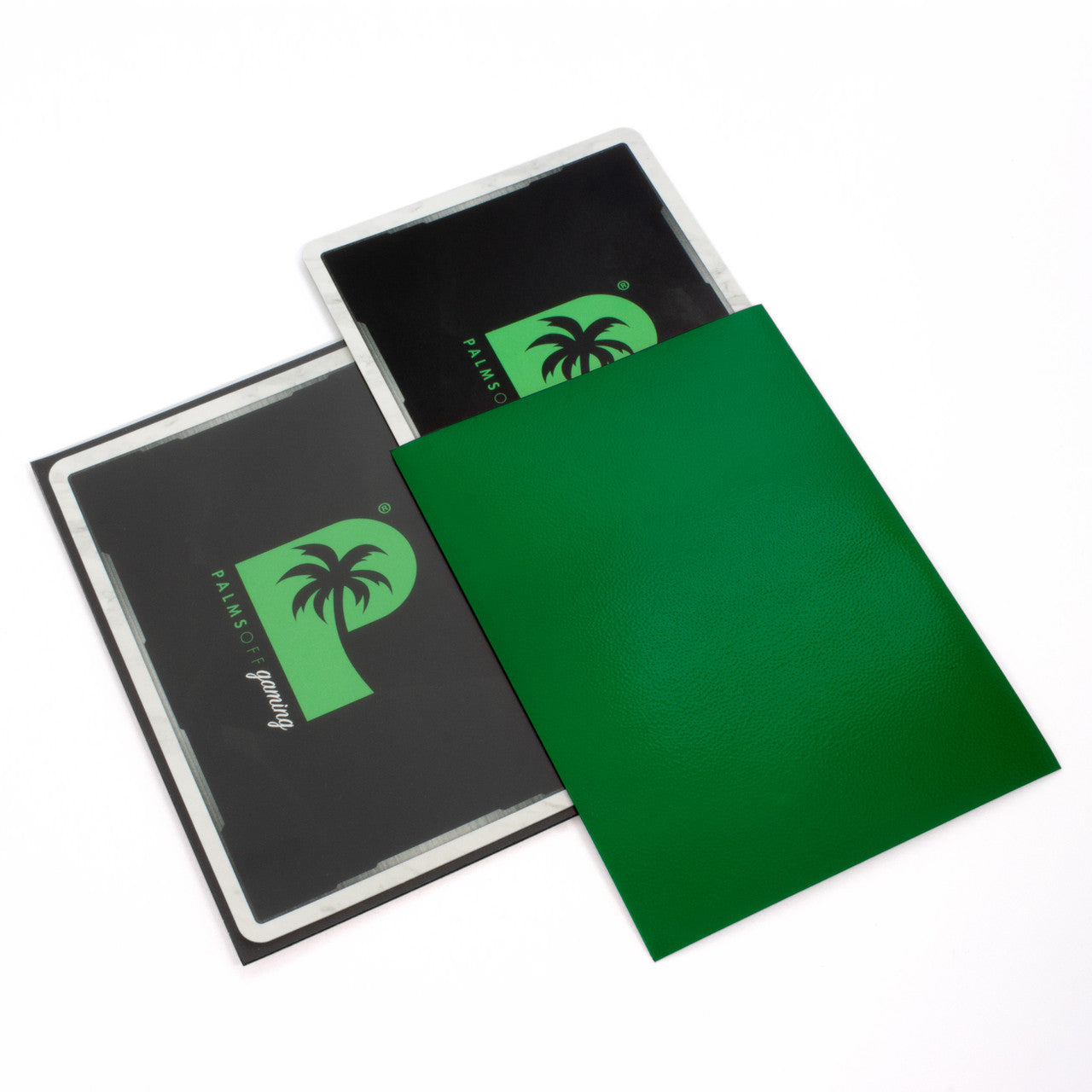 Palms Off Gaming Blackout Green Deck Sleeves