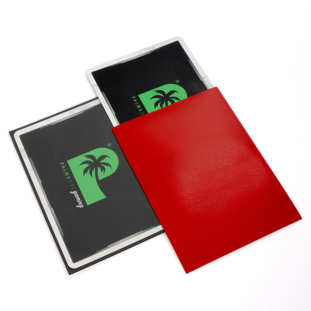 Palms Off Gaming Blackout Red Deck Sleeves