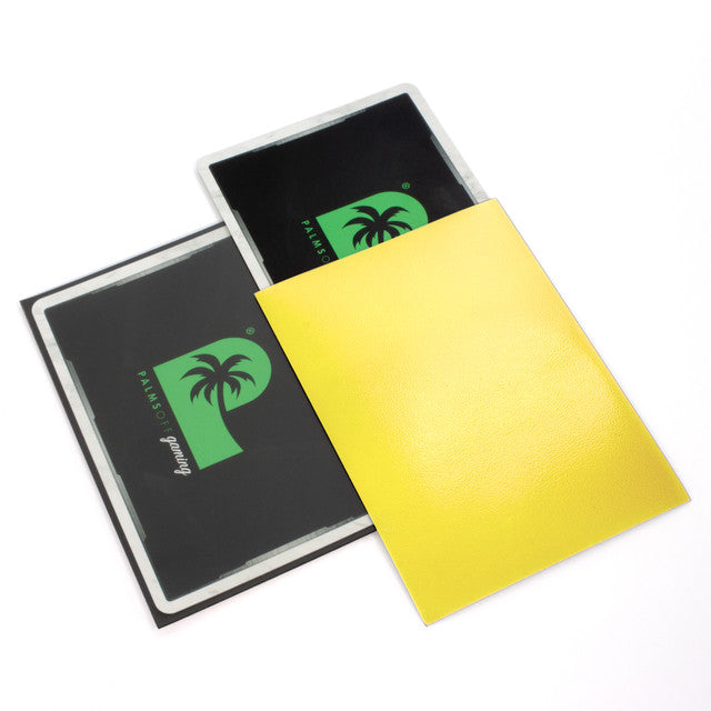 Palms Off Gaming Blackout Yellow Deck Sleeves