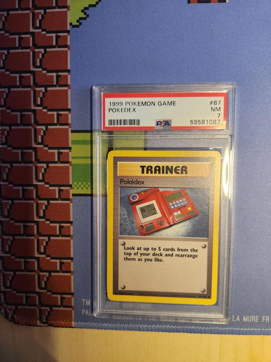 POKEDEX 87/102 GAME POKEMON PSA 7