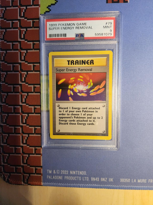 SUPER ENERGY REMOVAL 79/102 GAME POKEMON PSA 9