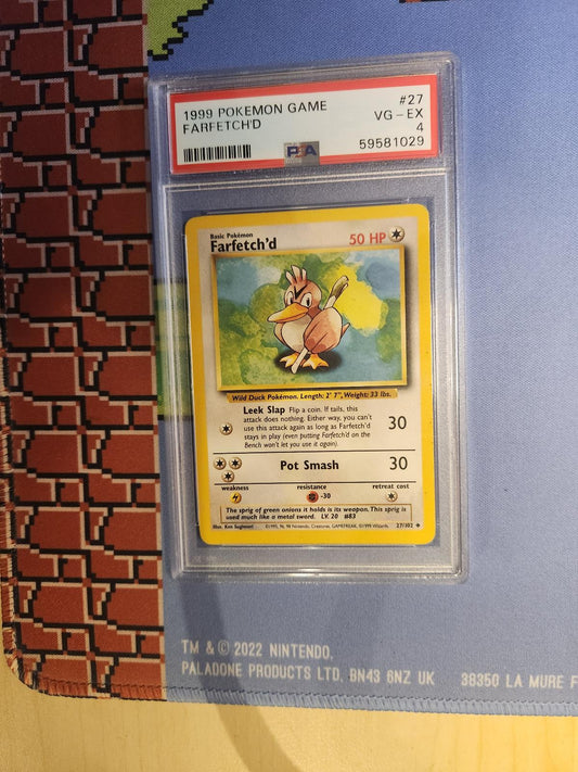FARFETCH'D 27/102 GAME POKEMON PSA 4