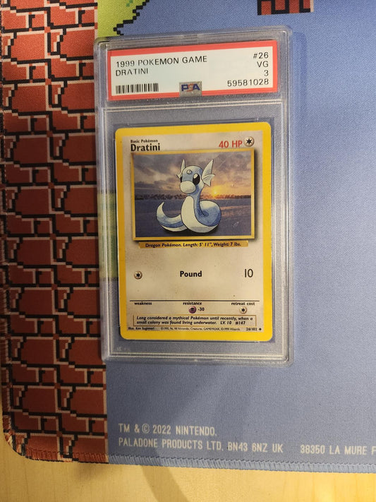 DRATINI 26/102 GAME POKEMON PSA 3