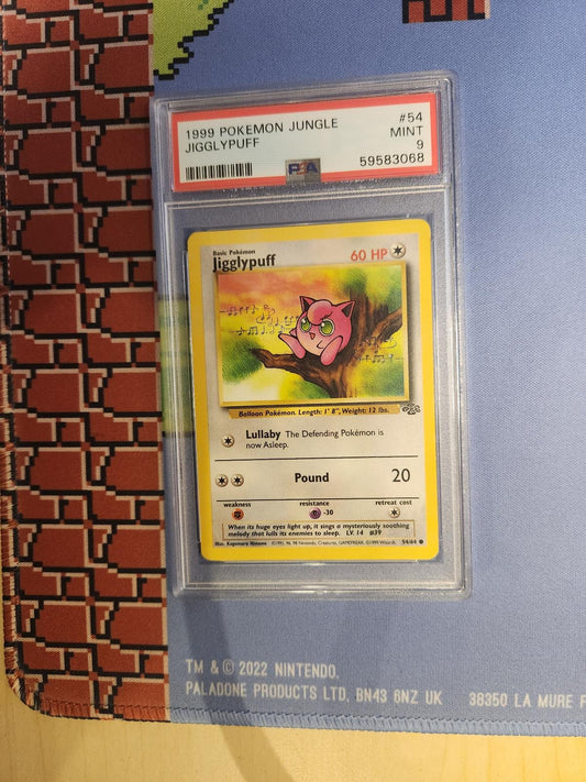 JIGGLYPUFF 54/64 JUNGLE POKEMON PSA 9
