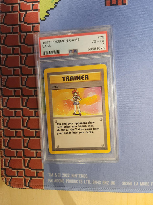 LASS 75/102 GAME POKEMON PSA 4