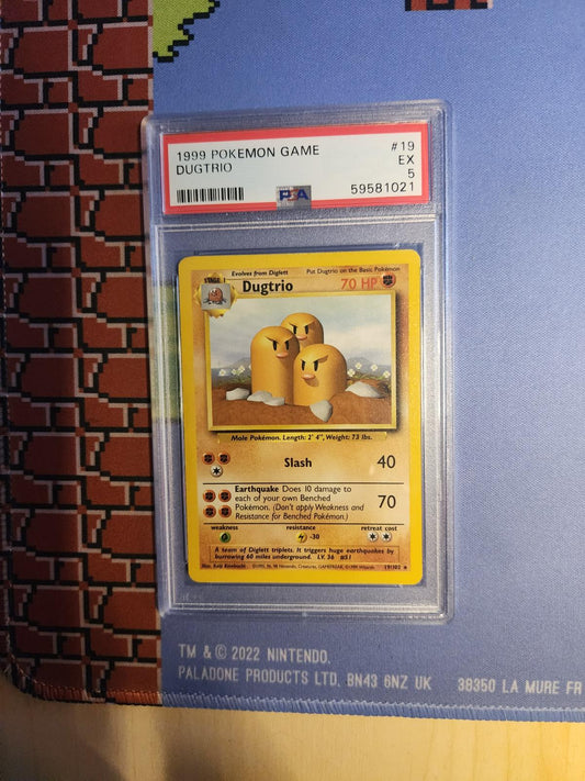 DUGTRIO 19/102 GAME POKEMON PSA 5