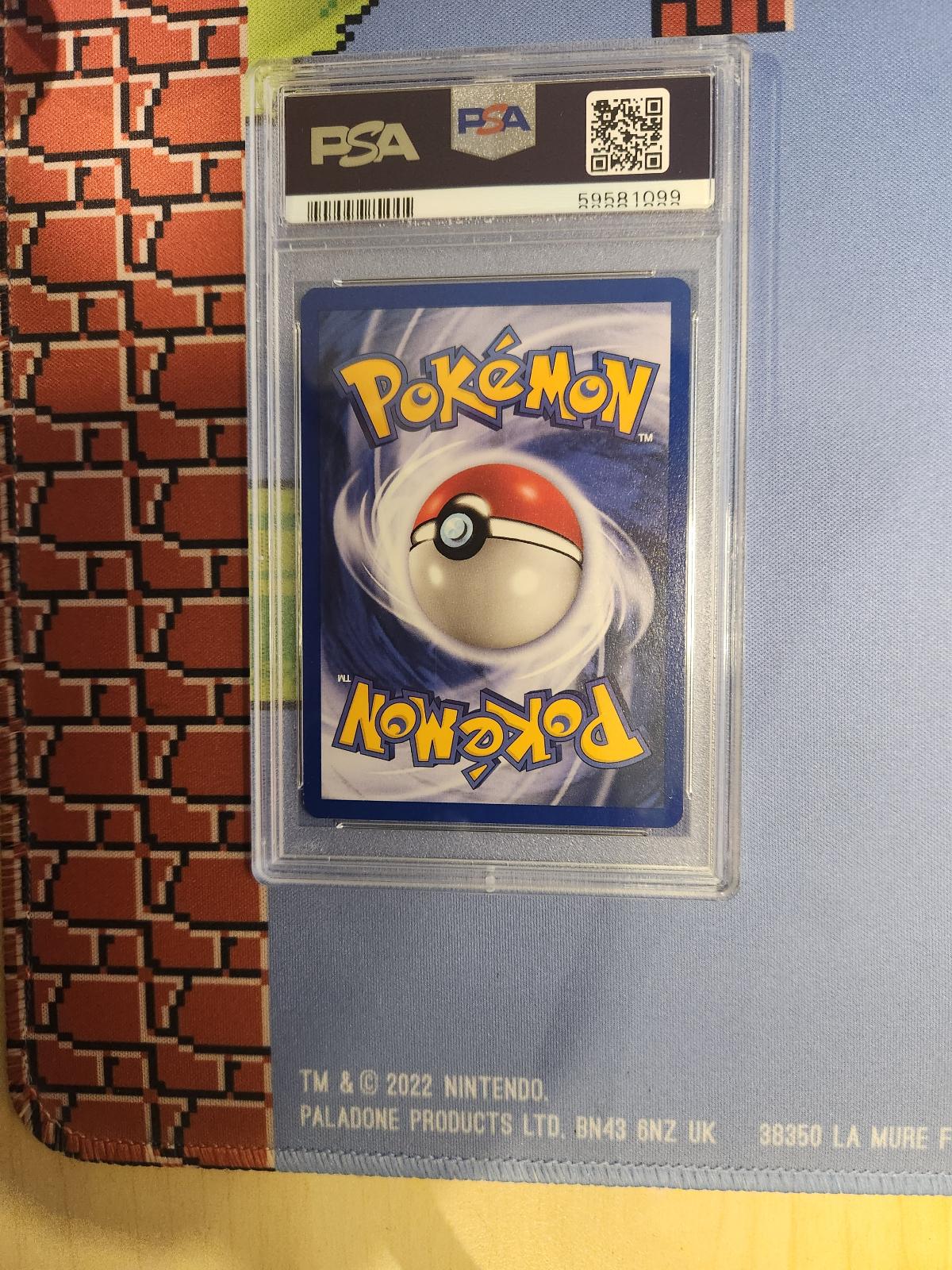 GRASS ENERGY 99/102 GAME POKEMON PSA 9