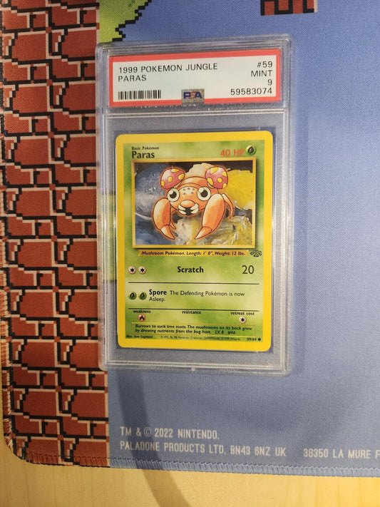 PARAS 59/64 JUNGLE POKEMON PSA 9