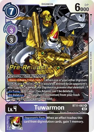 BT11-082 Pre-Release Tuwarmon Single