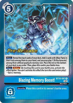 BT10-097 Pre-Release Blazing Memory Boost! Single