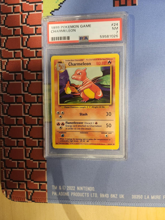 CHARMELEON 24/102 GAME POKEMON PSA 7