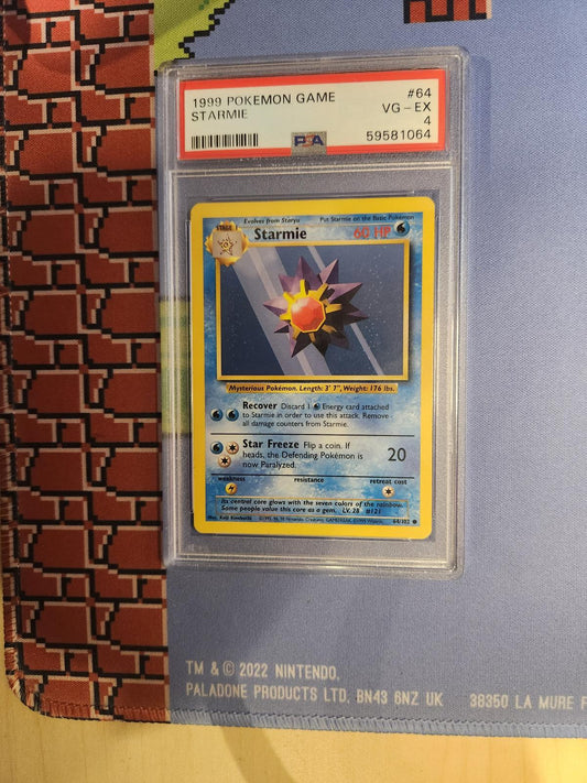 STARMIE 64/102 GAME POKEMON PSA 4
