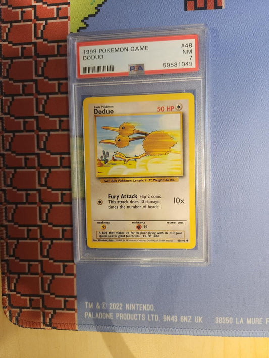 DODUO 48/102 GAME POKEMON PSA 7