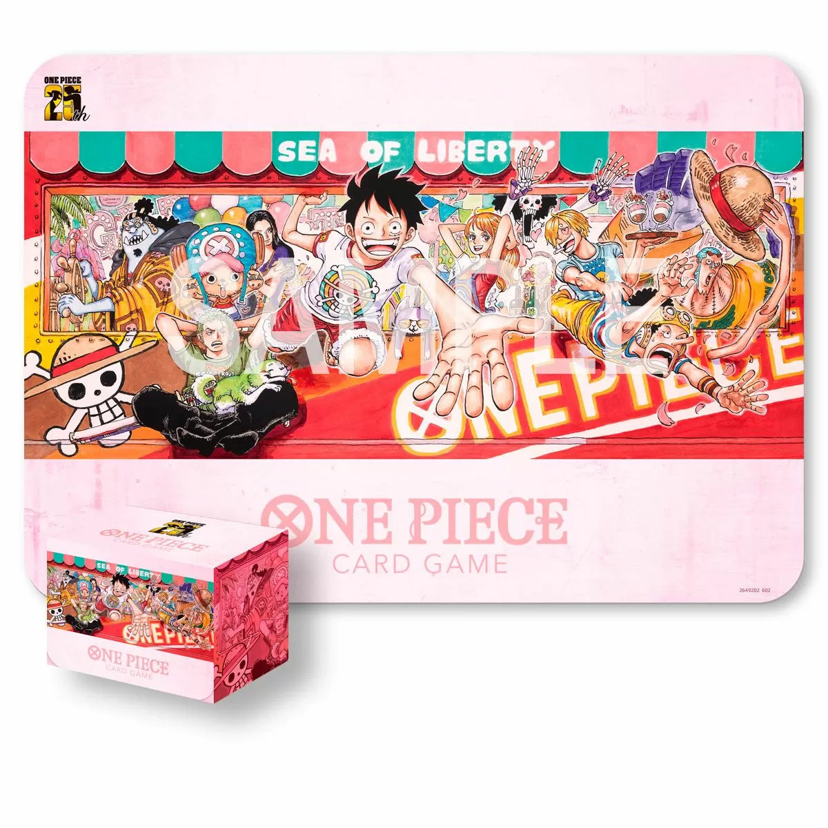 One Piece Card Game Playmat and Card Case Set 25th Edition