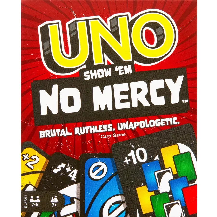 Uno No Mercy Card Game