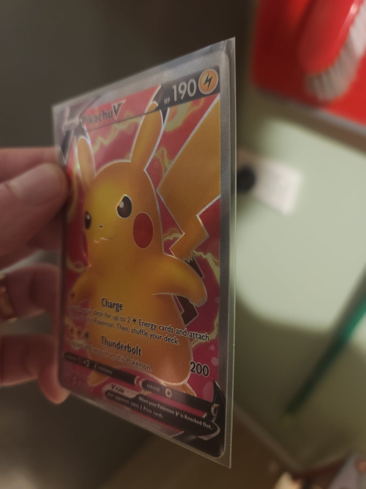 Pikachu V (Full Art) 170/185 Holo Single