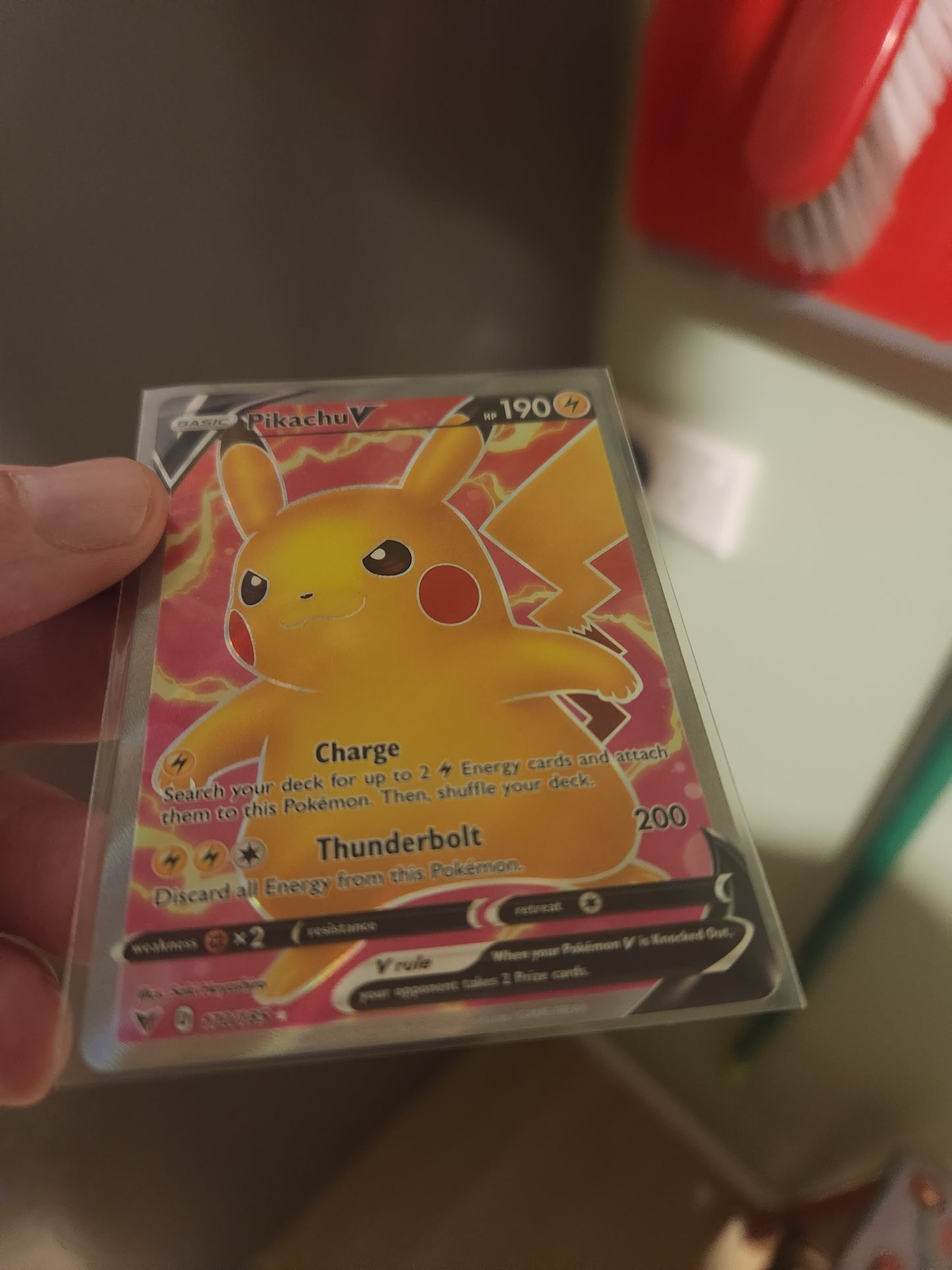 Pikachu V (Full Art) 170/185 Holo Single