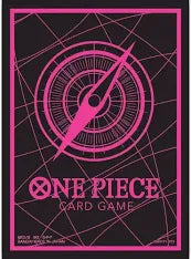 One Piece Card Game Black and Hot Pink Official Sleeves 2024 - 70