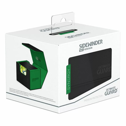 Ultimate Guard Sidewinder 100+ Xenoskin Synergy Black/Green Deck Box