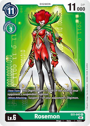 EX1-042 Rosemon Single