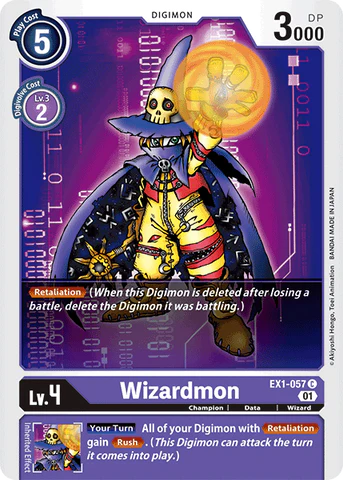 EX1-057 Wizardmon Single