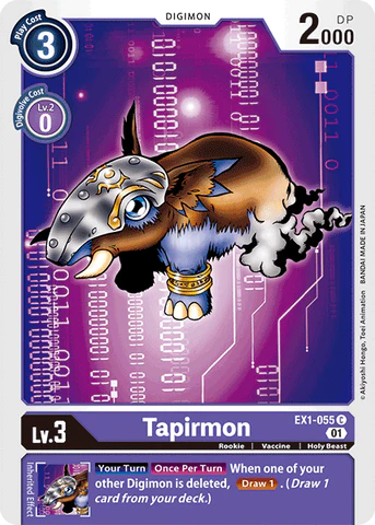 EX1-055 Tapirmon Single