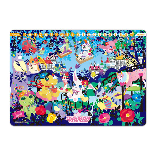 Digimon Card Game Floral Fun Playmat and Card Set 2 PB-09