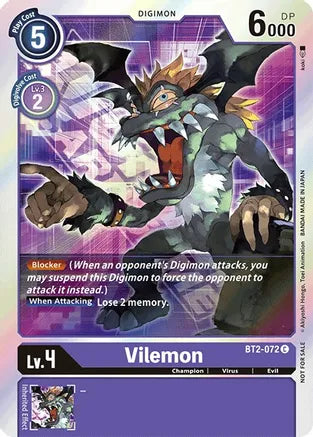 Vilemon BT2-072 Event Pack 1