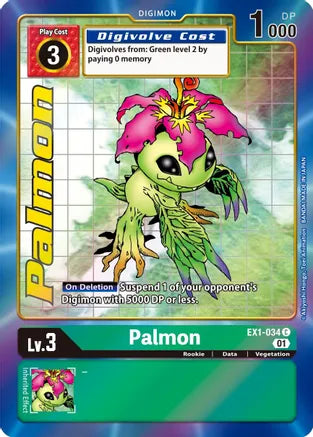 EX1-034 Palmon Alt Art Single