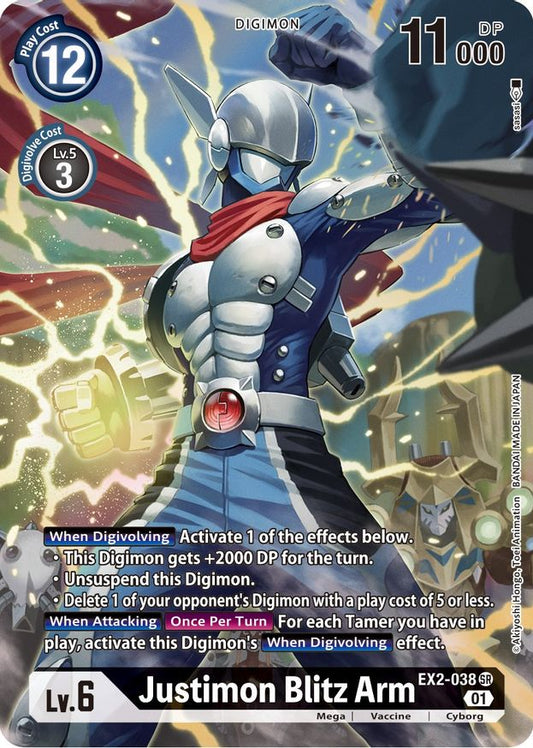 Justimon Blitz Arm Alt Art EX2-038