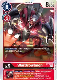 DC-1 WarGrowlmon ST7-08 Single