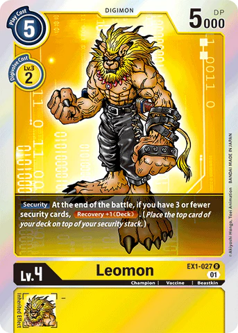 EX1-027 Leomon Single