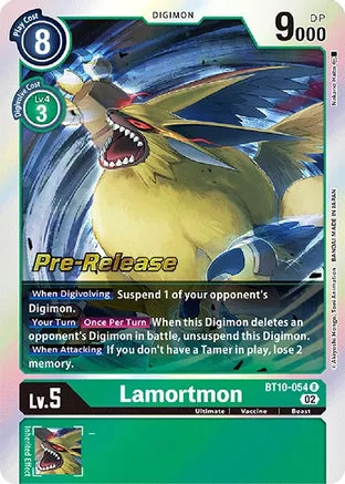 BT10-054 Pre-Release Lamortmon Single