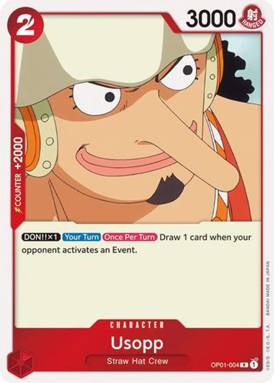 OP01-004 Usopp Single