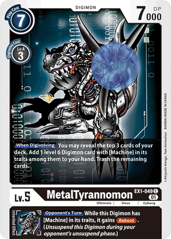 EX1-049 MetalTyrannomon Single